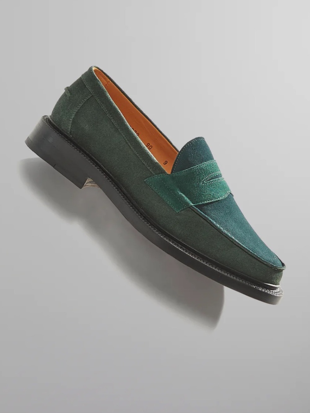 Kith for Blackstock & Weber The Ellis Penny Loafer Green Size 9 - Picture 6 of 6